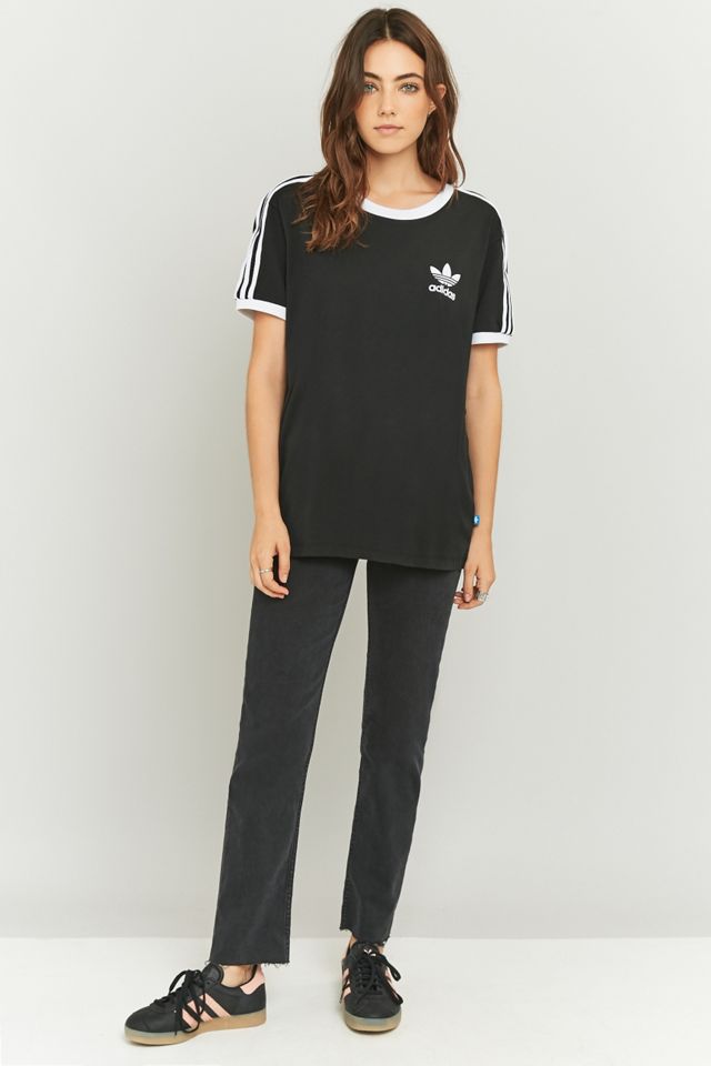 adidas Originals 3-Stripes Black T-shirt #4