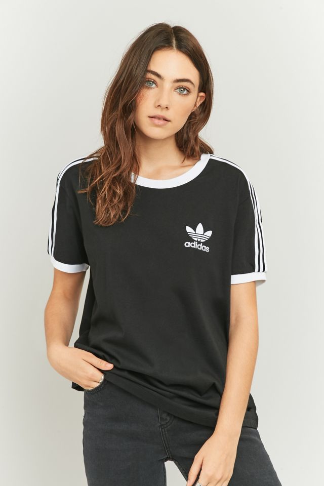 adidas Originals 3-Stripes Black T-shirt #5