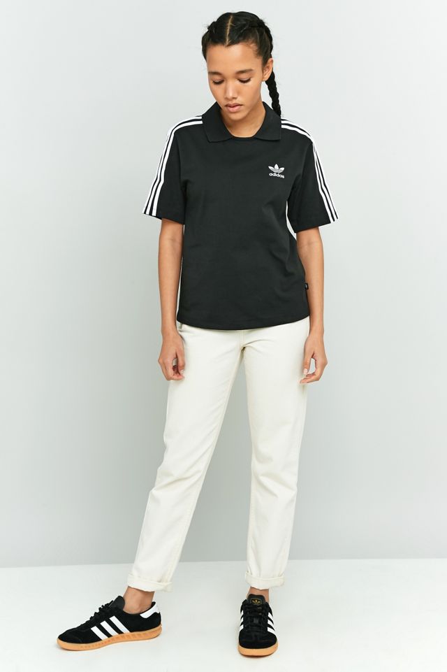 adidas Originals - Polo à 3 bandes noir #5