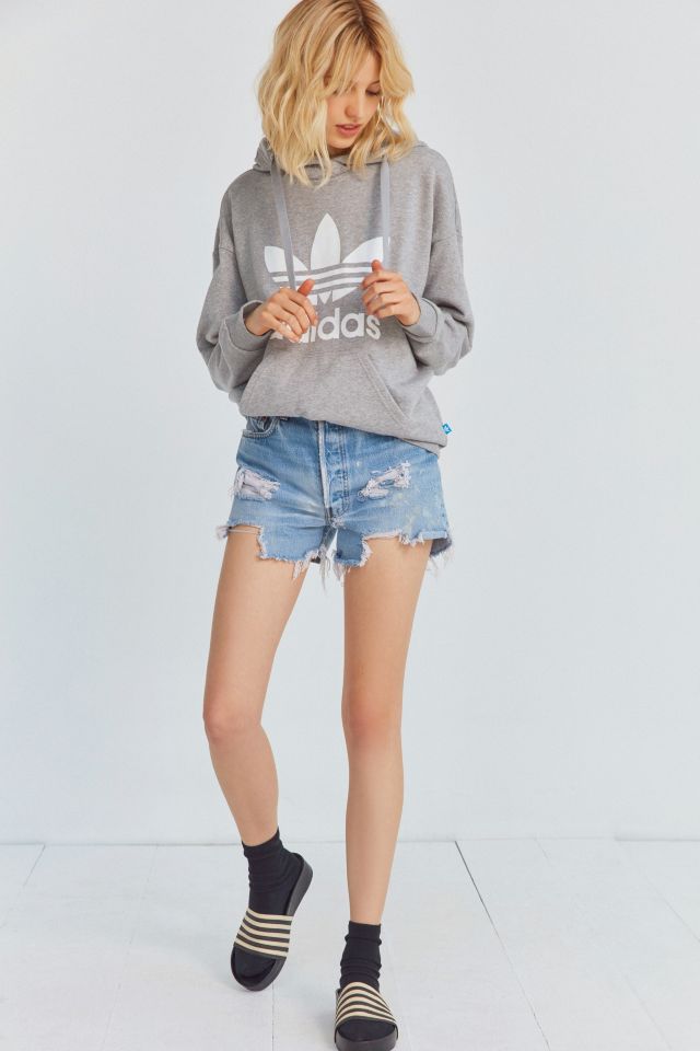 adidas Originals Trefoil Boyfriend Hoodie Urban Outfitters DE