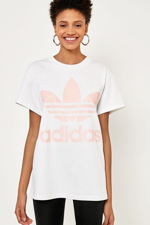 adidas Originals Big Pink Trefoil Logo T-Shirt #4