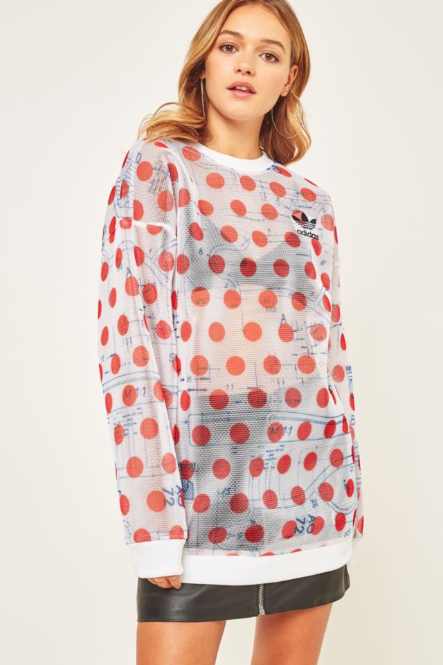 Adidas polka cheap dot sweater