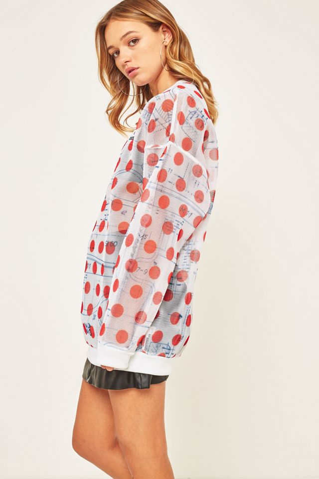 adidas Originals Polka Dot Mesh Felpa #3