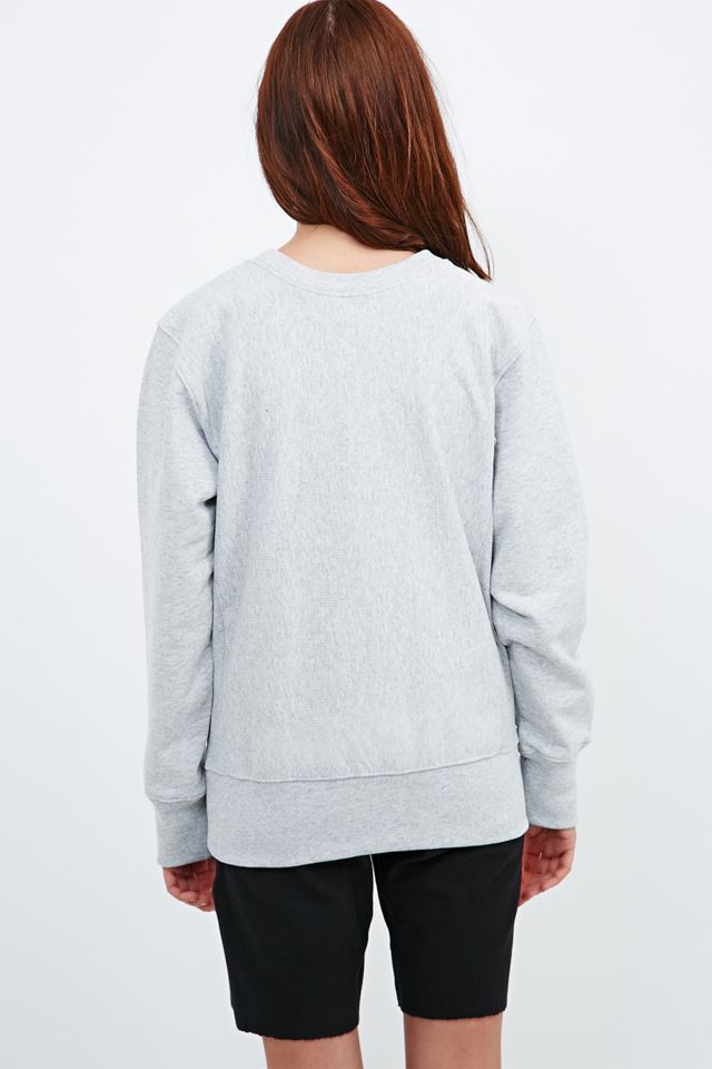 Felpa Champion Logo in Grigio #3