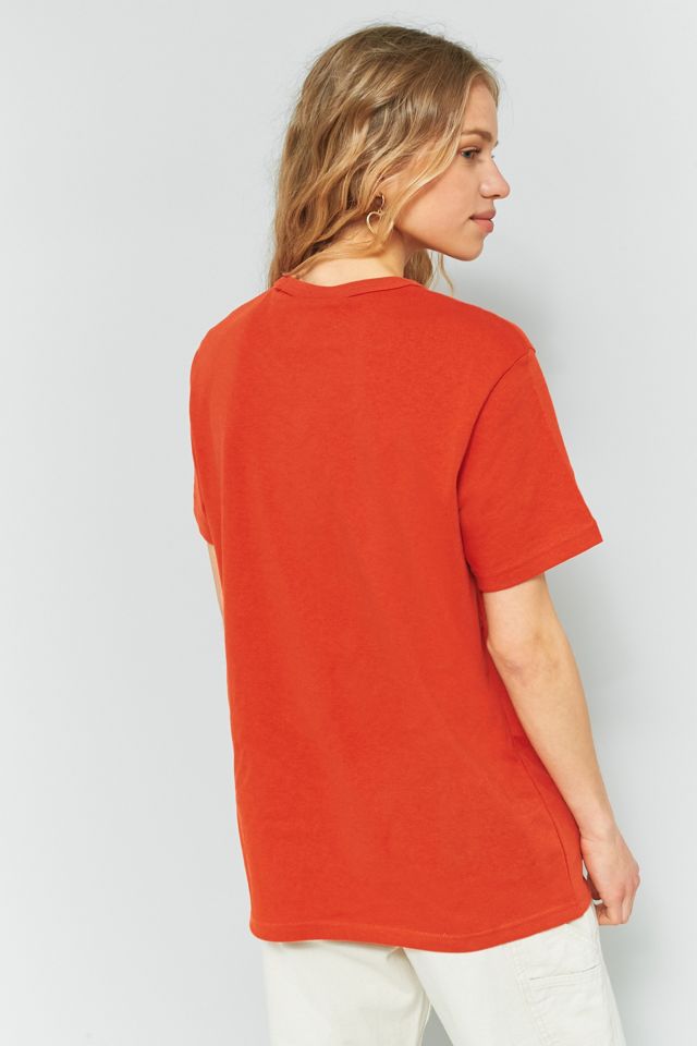 Champion - T-shirt orange avec logo sur les manches #3