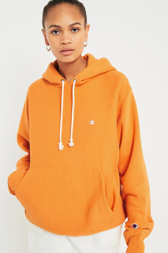 Orange champion online hoodies