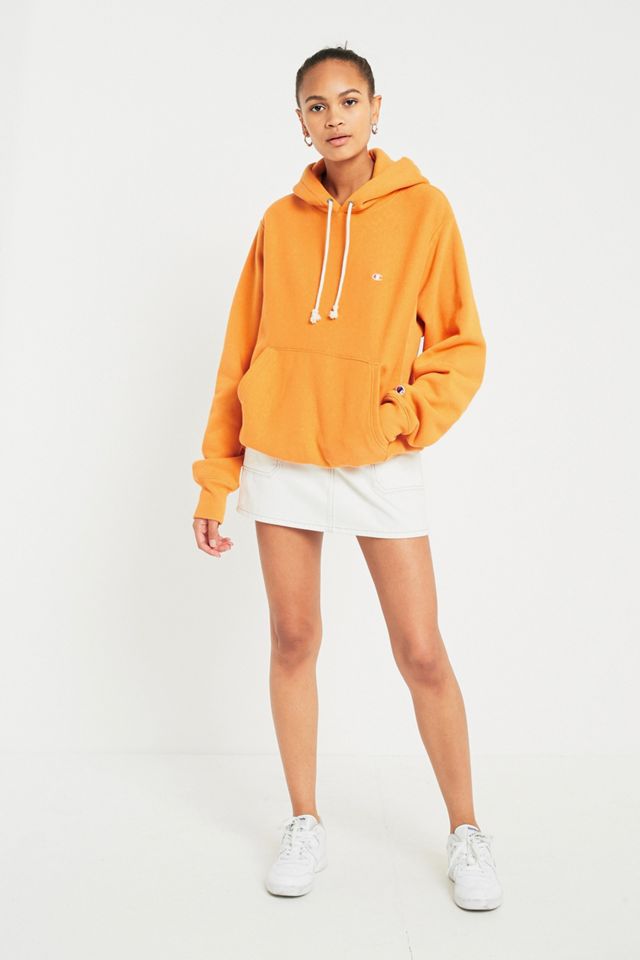 Champion & UO Orange Reverse Weave Hoodie #4