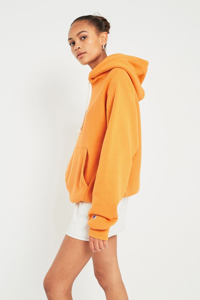 Champion & UO Orange Reverse Weave Hoodie #5