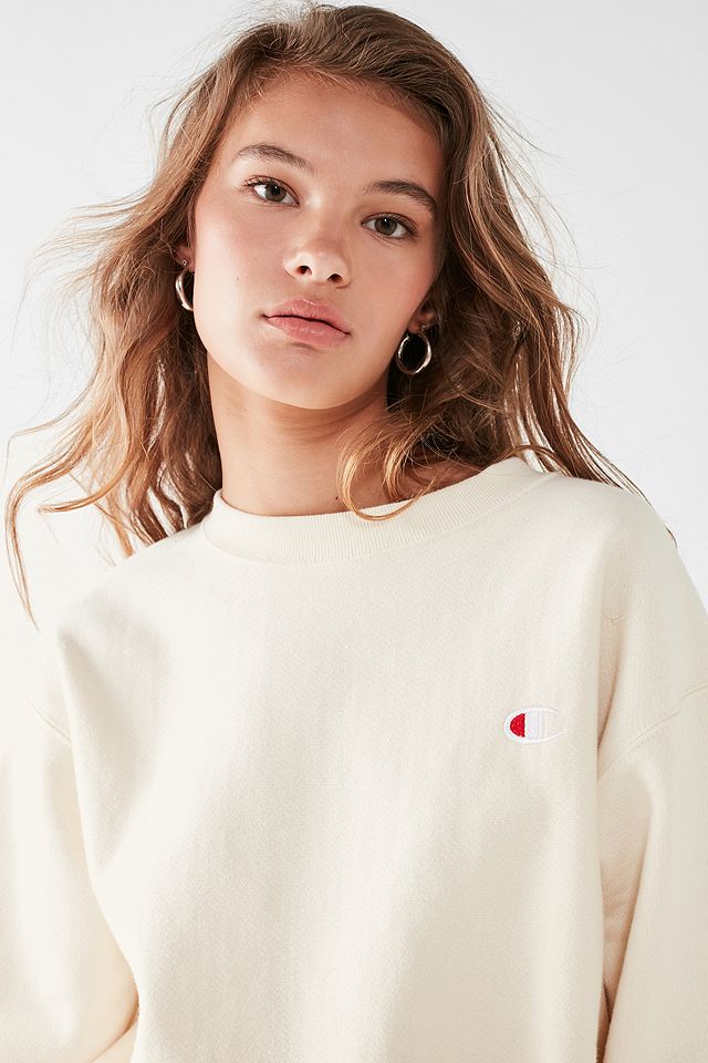 cream sweatshirt champion