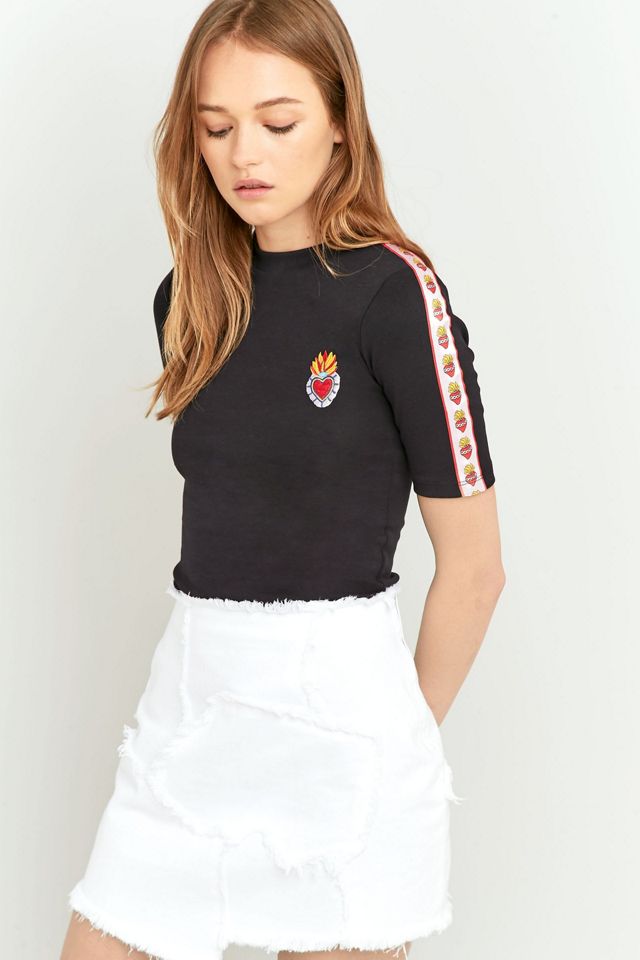 Illustrated People '70s Striped Sleeve Top #2