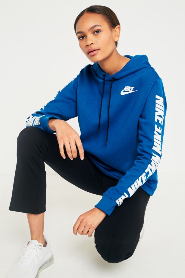 Pull nike shop femme bleu