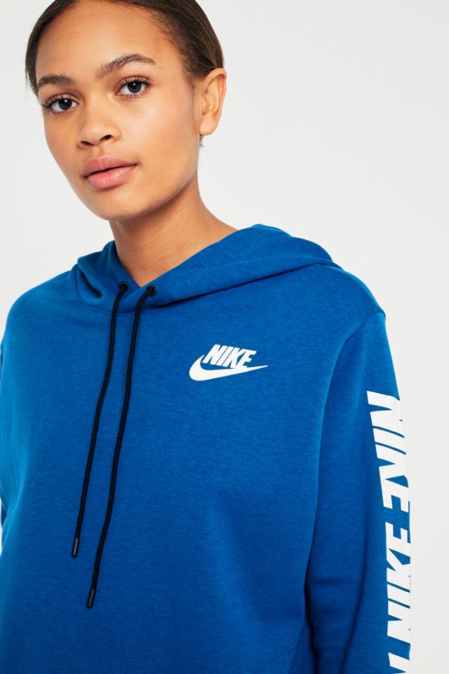 Nike Sportswear Advance 15 Blue Hoodie #2