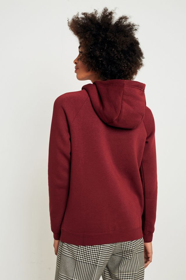 Nike Sportswear Rally Maroon Swoosh Hoodie #3