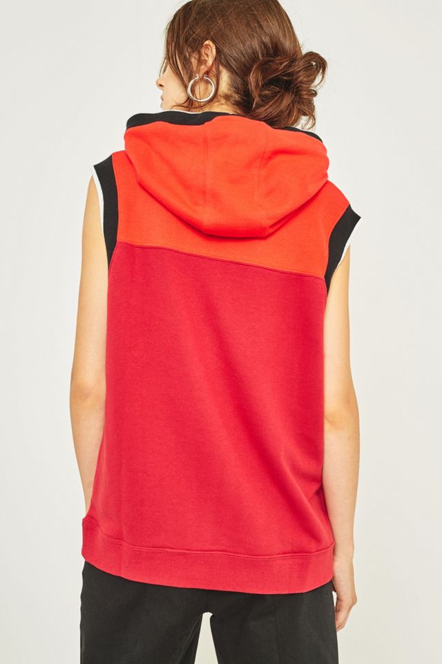 Nike Archive Red Tank Hoodie Urban Outfitters UK