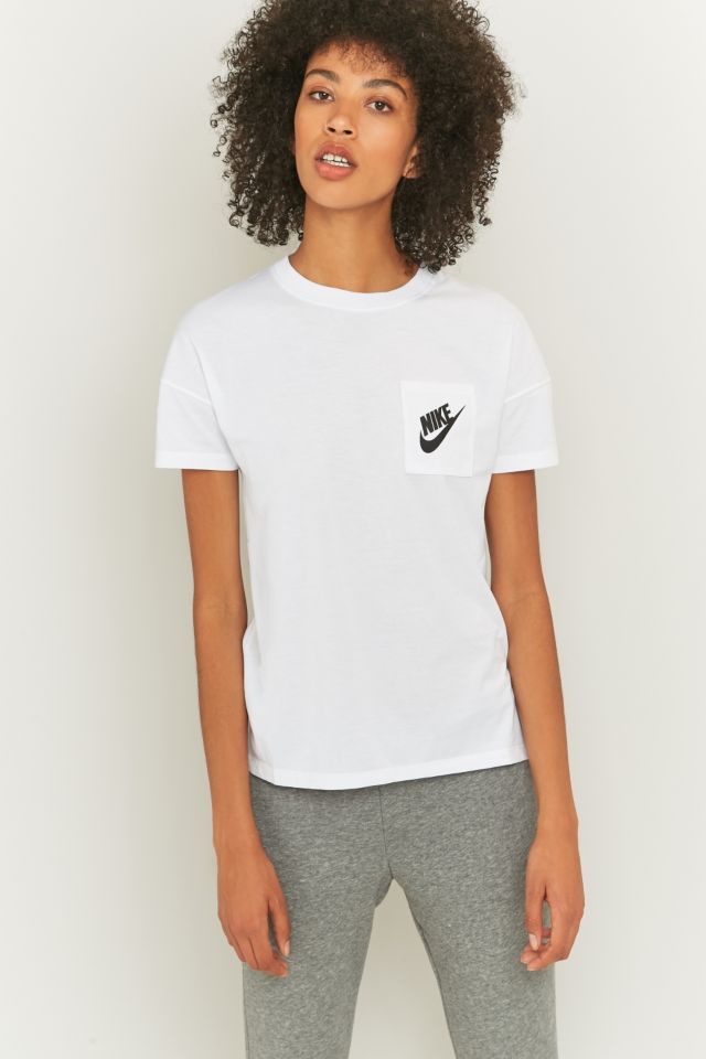 Nike Signal White Crew Neck T-shirt | Urban Outfitters UK