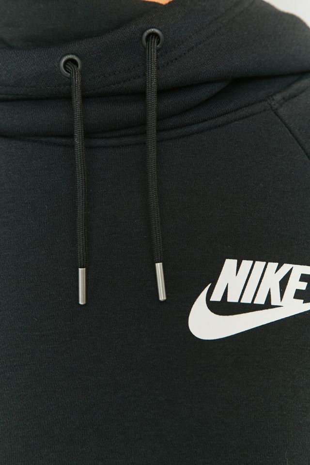 Nike Rally Imbuto Collo Felpa con cappuccio nera #3