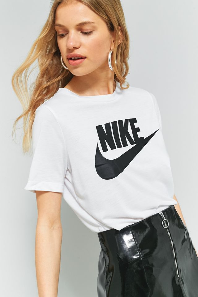 Nike Essential Swoosh White T-Shirt #1