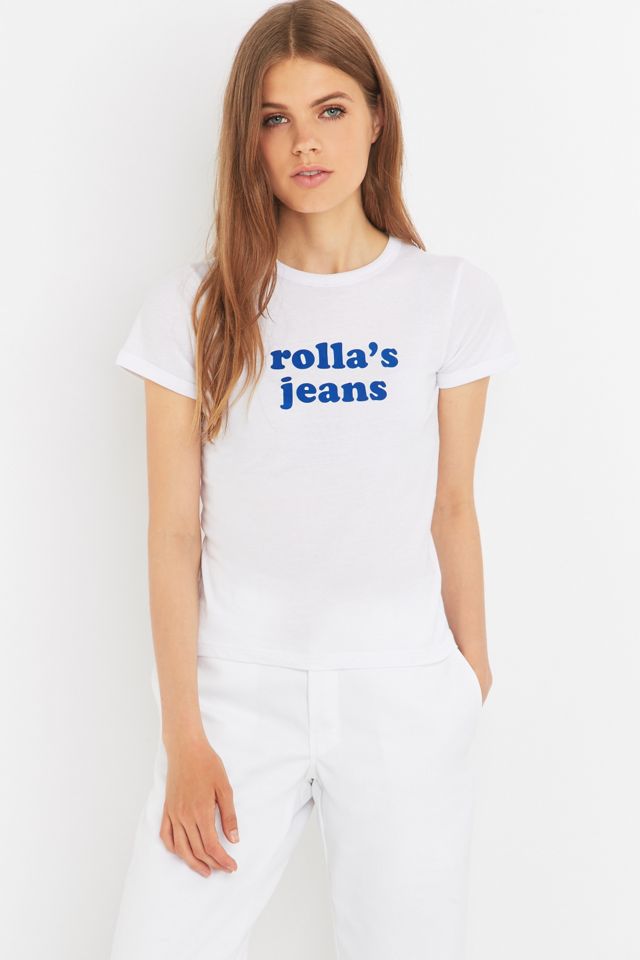 Rolla's Jeans - T-shirt blanc #1