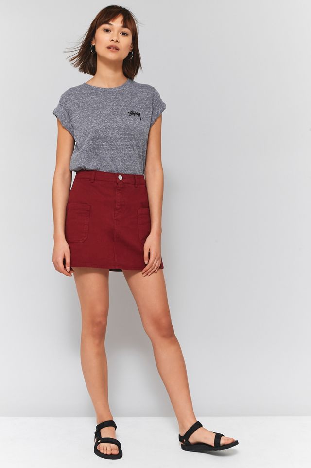 Stussy - T-shirt boyfriend 8 gris #4