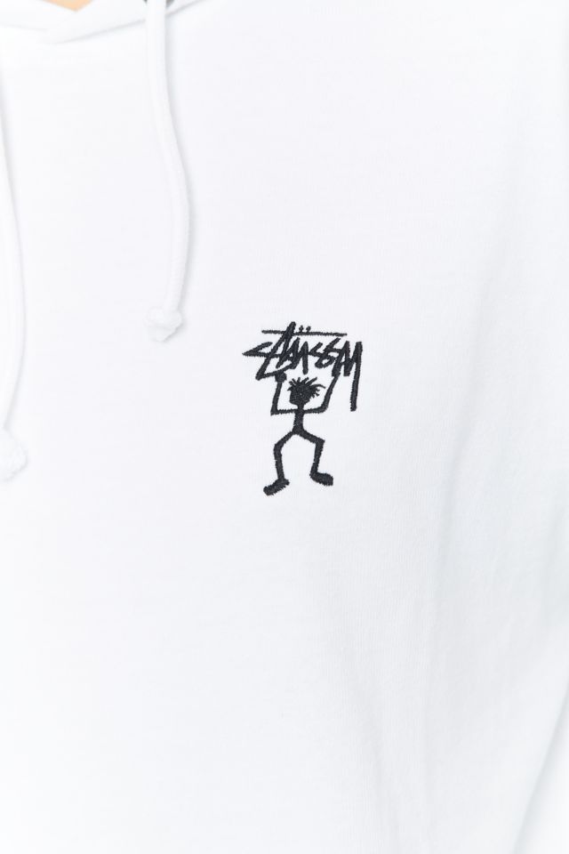 Stussy warrior man on sale hoodie