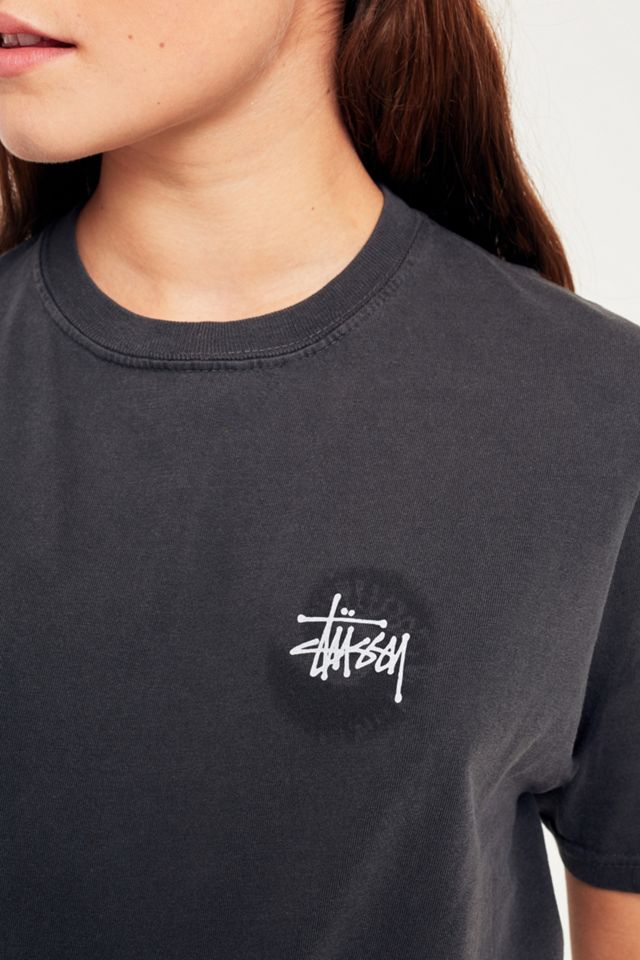 Stussy Tie-Dye Swirl Black T-Shirt #5