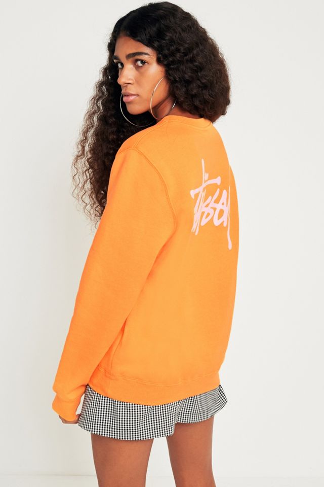 Stussy Basic Apricot Logo Sweatshirt #1