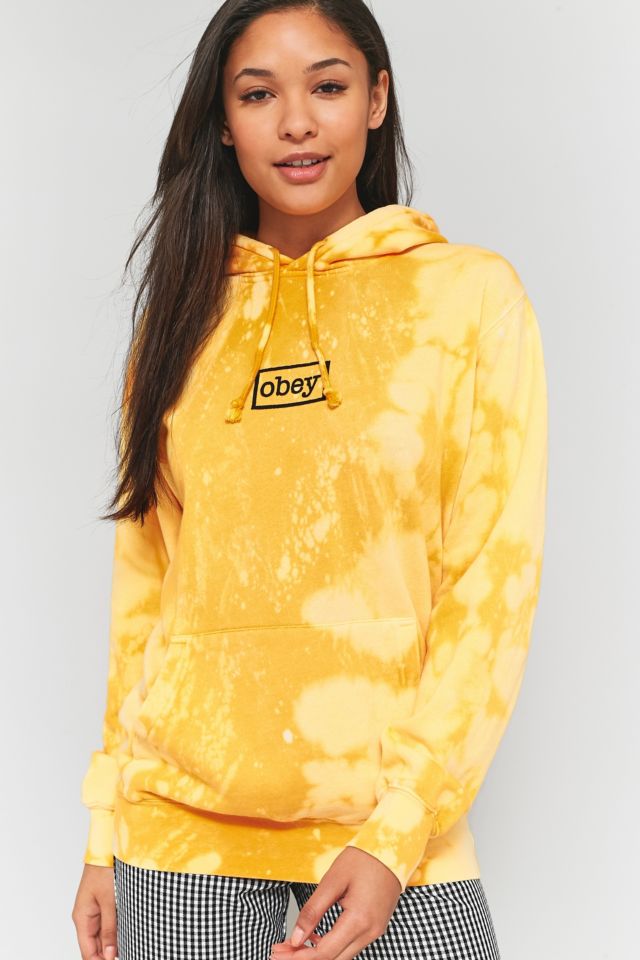 Obey hoodie yellow sale