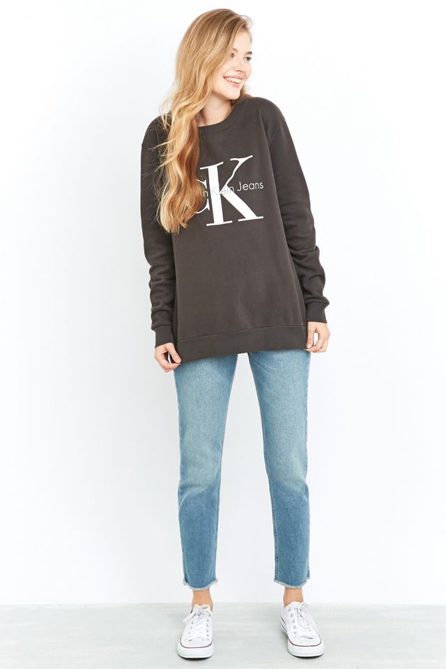 Calvin Klein Jeans Black Logo Sweatshirt #1