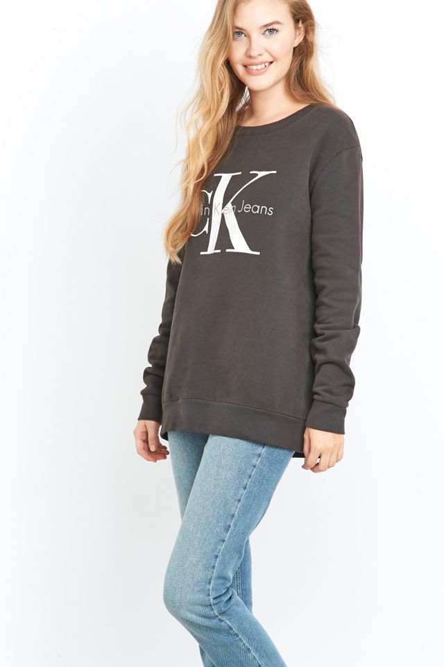 Calvin Klein Jeans Black Logo Sweatshirt #4