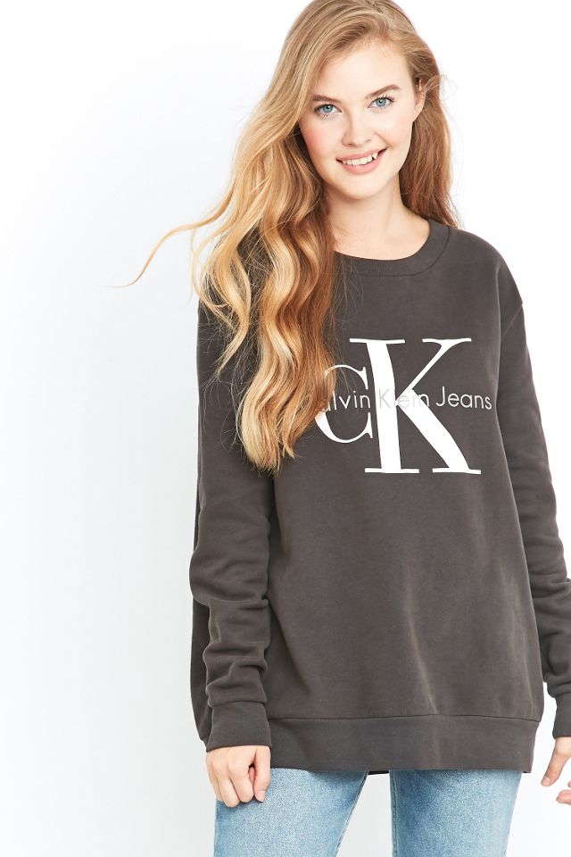 Calvin Klein Jeans Black Logo Sweatshirt #5