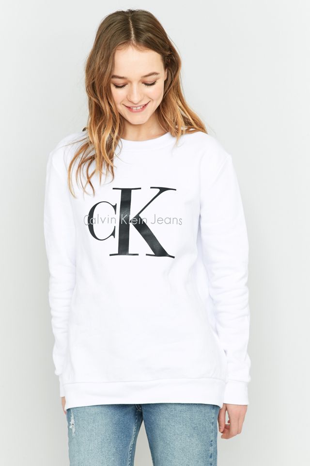 Calvin Klein True Icon Felpa Bianca #5