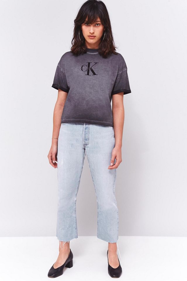 Calvin Klein Burn Out Logo T-Shirt #2