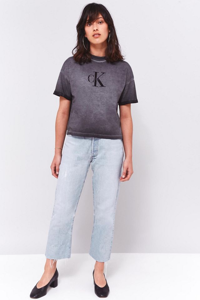 Calvin Klein Burn Out Logo T-Shirt #4