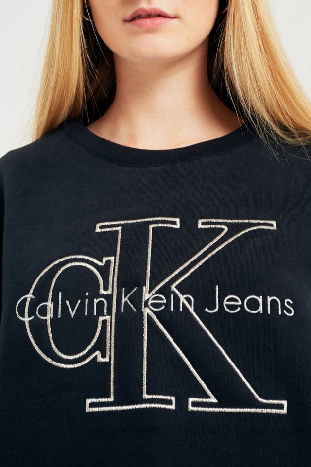 Calvin Klein Jeans Metallic Logo Sweatshirt #2