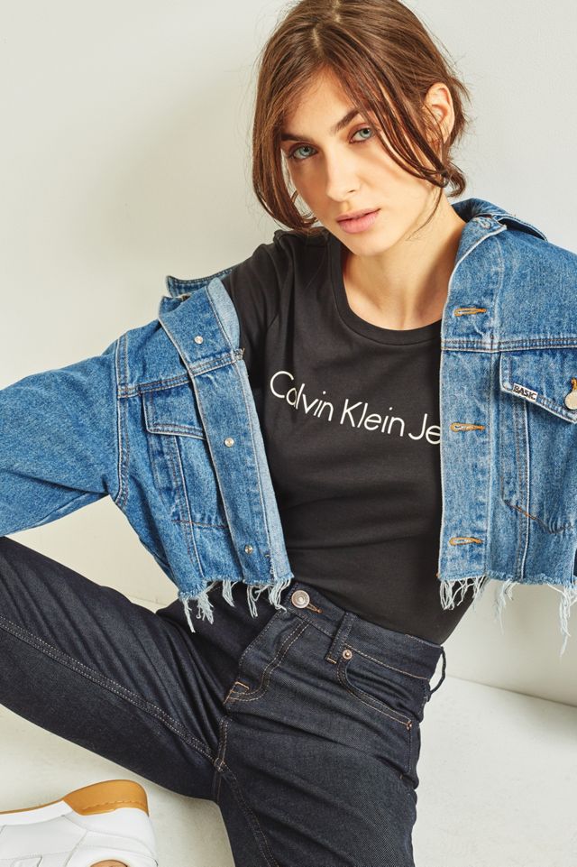 Calvin Klein Jeans Tamar T-Shirt Logo Nero #1