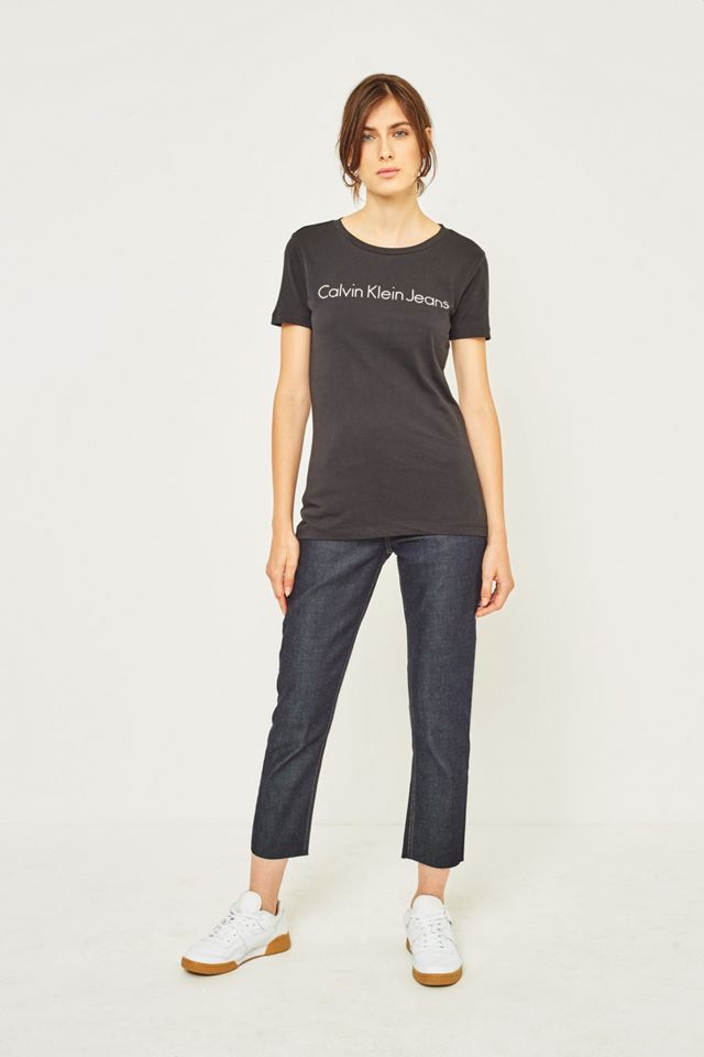 Calvin Klein Jeans Tamar T-Shirt Logo Nero #4