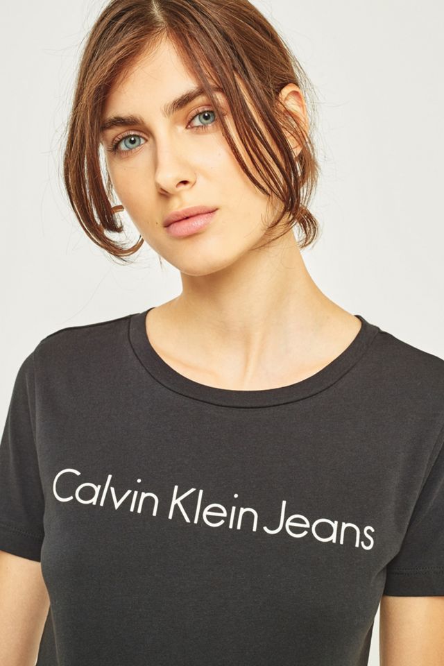 Calvin Klein Jeans Tamar T-Shirt Logo Nero #5