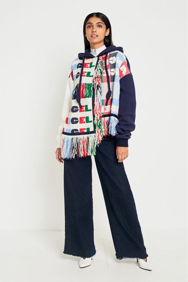 Angel Chen Jacquard Logo Fringed Hoodie #2