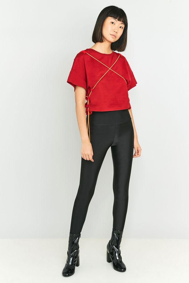MARIOS – Crop Top mit Schnurdesign #1
