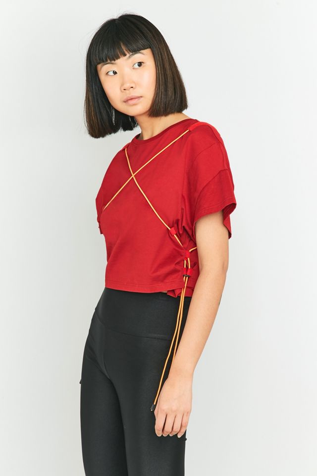 MARIOS – Crop Top mit Schnurdesign #5