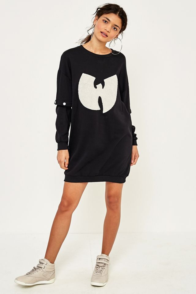 Gestuz Faith Wu-Tang Black Sweatshirt Dress #1