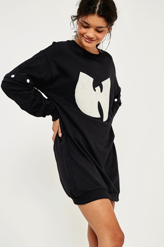 Gestuz Faith Wu-Tang Black Sweatshirt Dress #4
