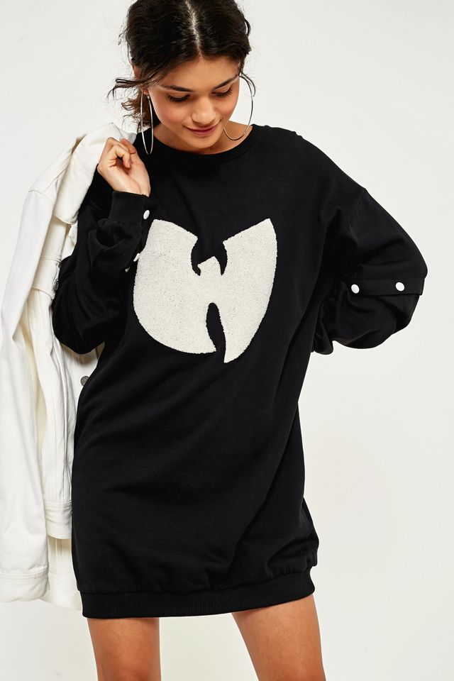 Gestuz Faith Wu-Tang Black Sweatshirt Dress #5