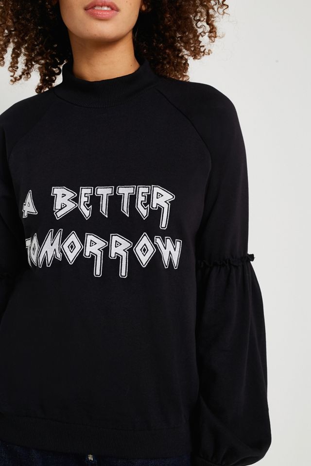 Gestuz Brooke A Better Tomorrow Black Sweatshirt #1