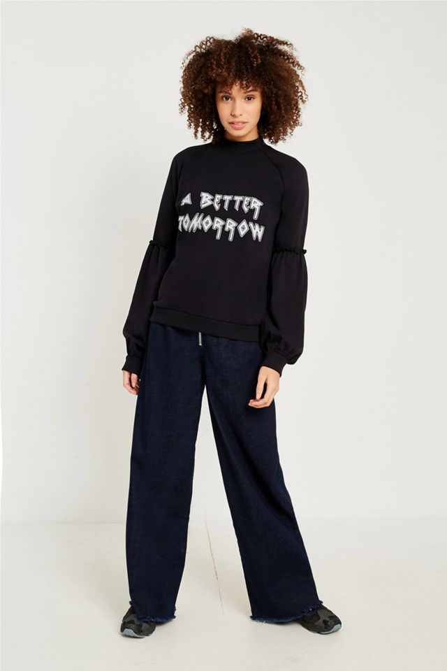 Gestuz Brooke A Better Tomorrow Black Sweatshirt #2