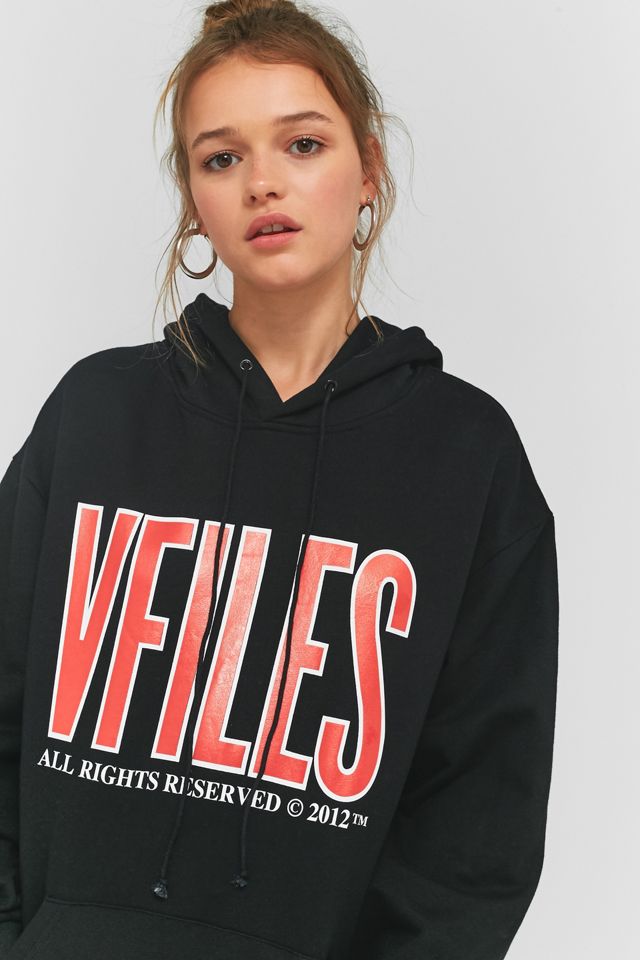 VFILES Oversized Black Hoodie #1