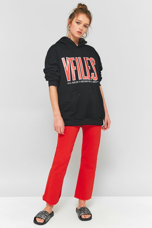 VFILES Oversized Black Hoodie #4