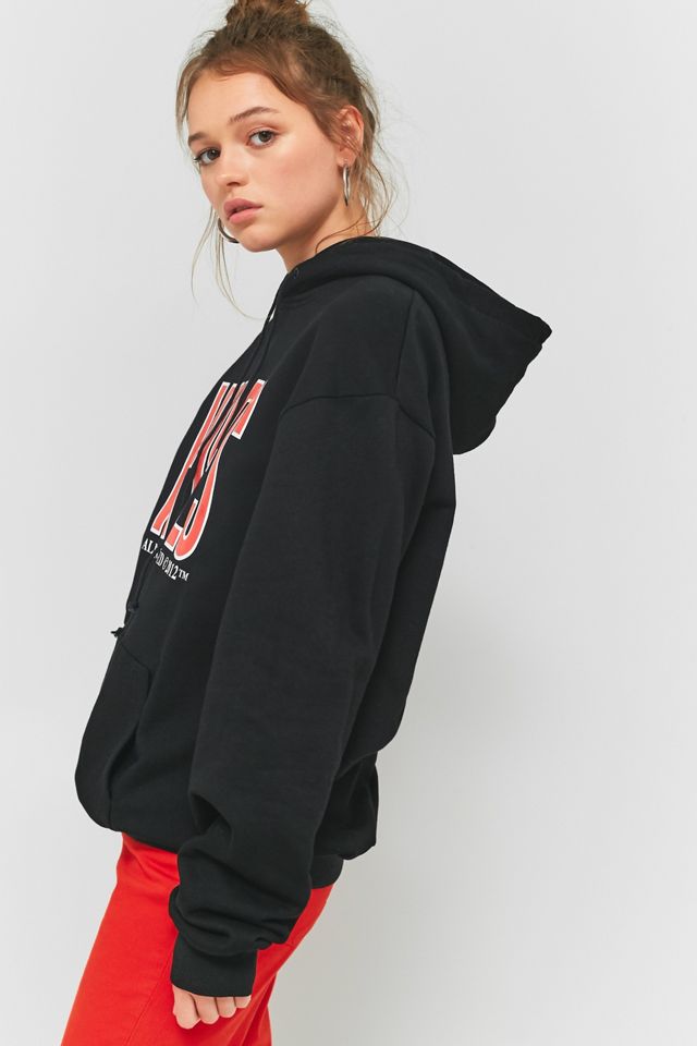 VFILES Oversized Black Hoodie #5