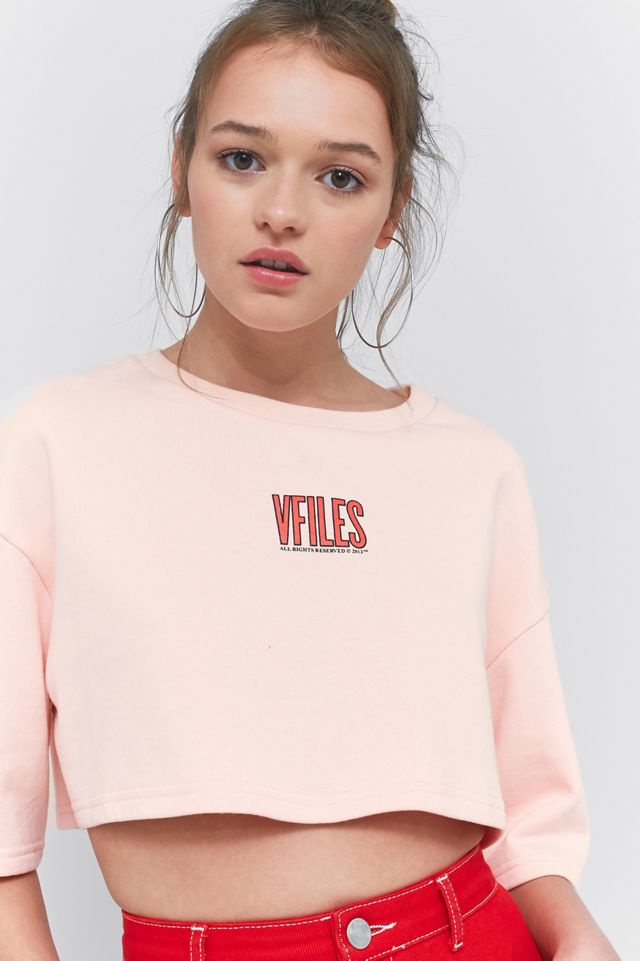VFILES Pink Cropped T-Shirt #2