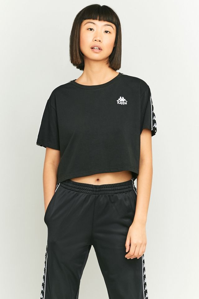 Kappa - T-shirt court rayé noir #2